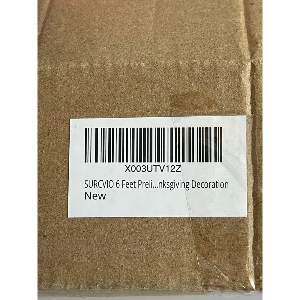 SURCVIO Thanksgiving 6 Feet Lighted Maple Tree Decorations